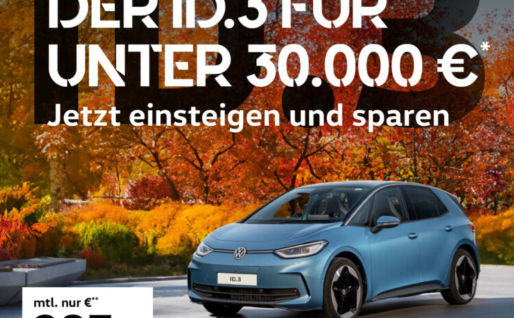  VW ID.3 Aktionsangebot