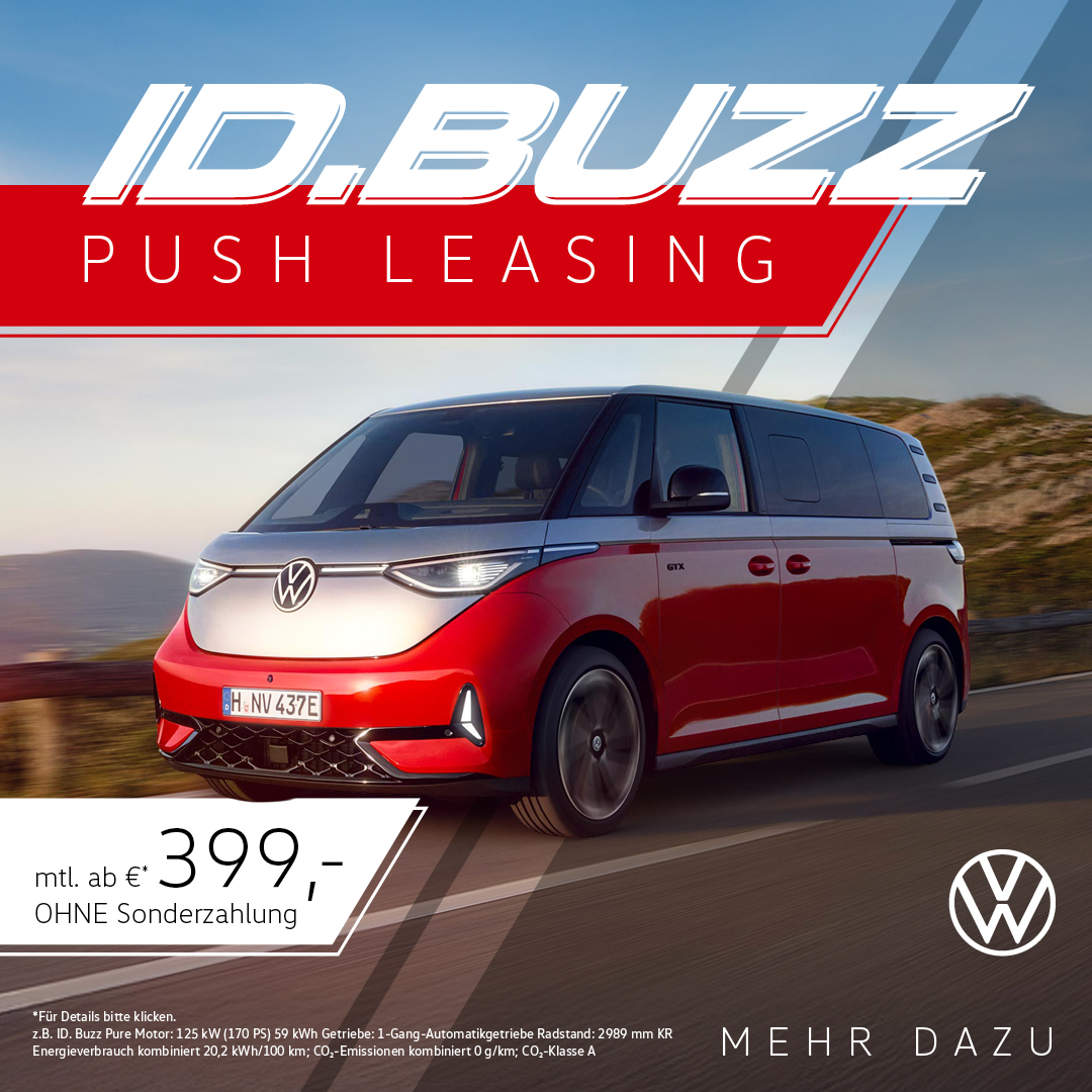 Beitragsbild ID.Buzz Push Aktion